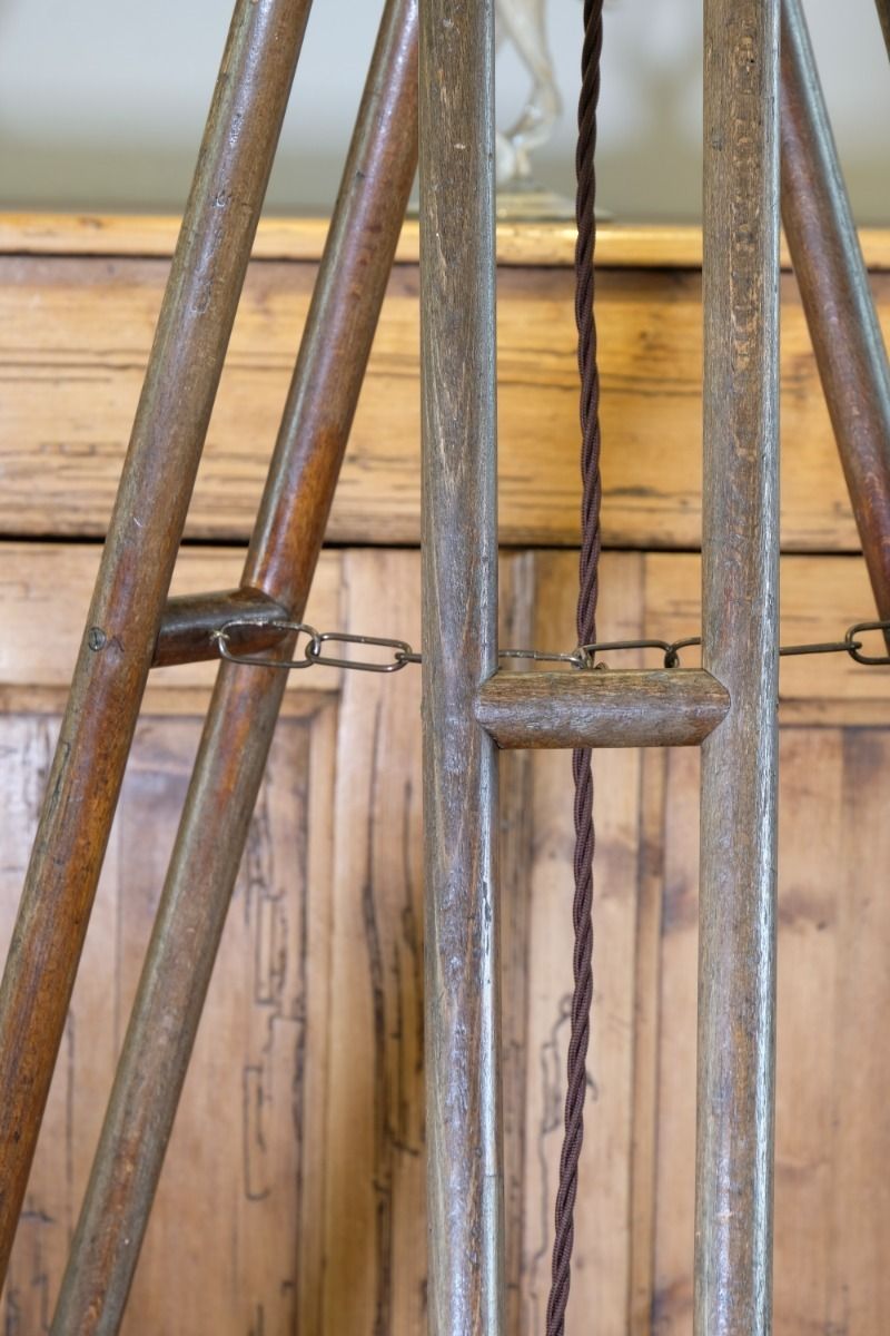 photo for sale Standard Lamp In A Military Surveyor Style