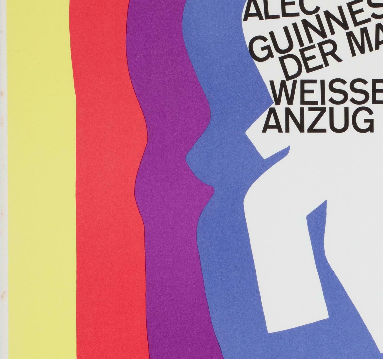 Man In The White Suit East German Film Poster, Art By Hans Hillmann, R1964 photo Art