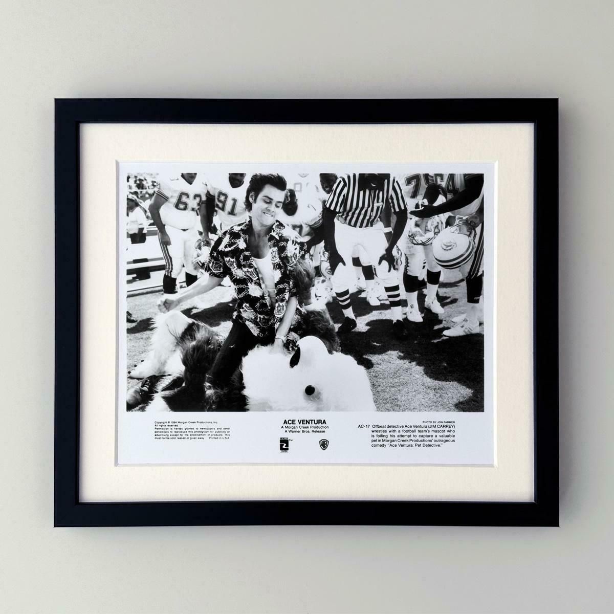 Ace Ventura  (1994)  Publicity Film Still  Framed 0    Jim Carrey photo for sale