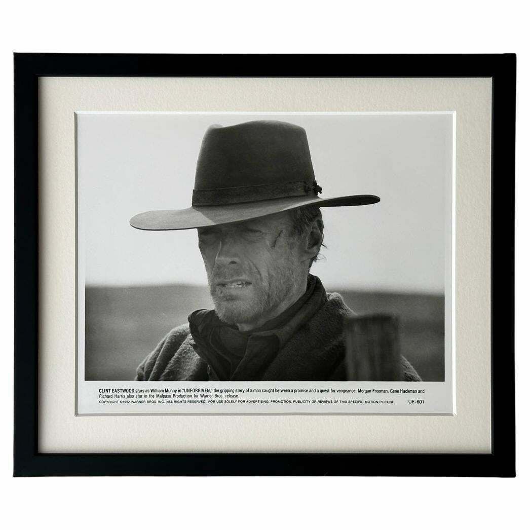 Unforgiven Original Publicity Film Still Poster, 1992 Clint Eastwood   Framed