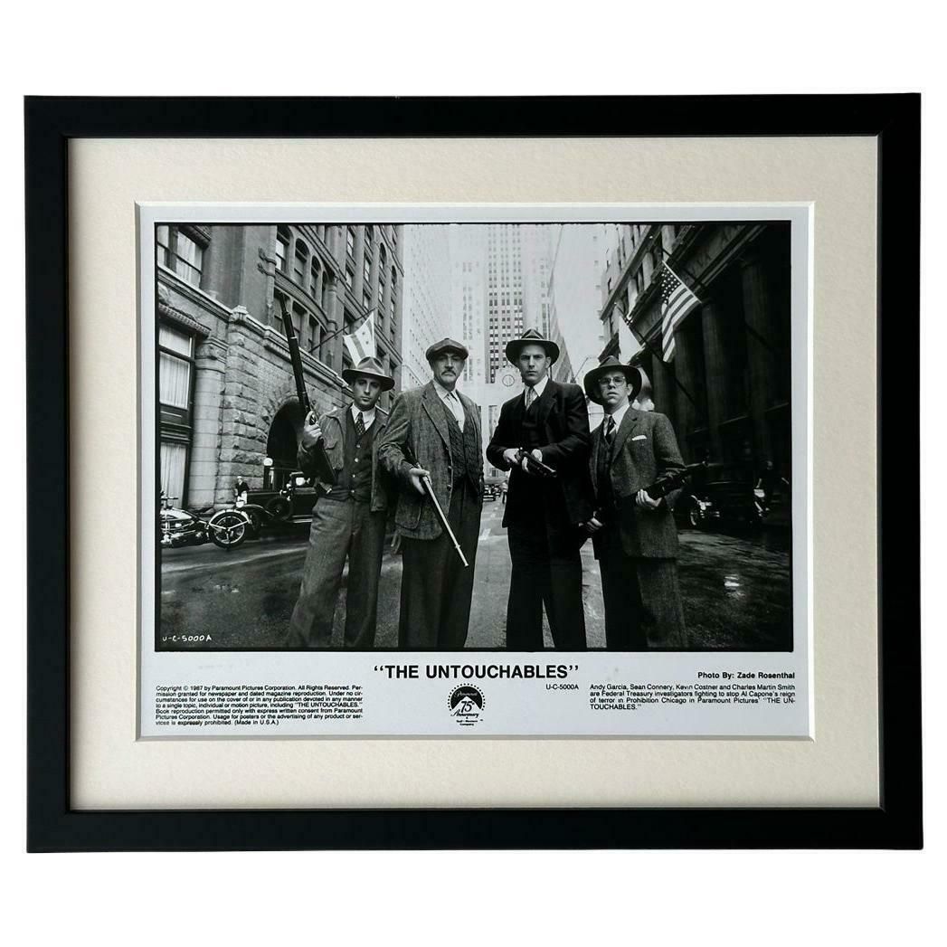 The Untouchables Publicity Film Still Kevin Costner Sean Connery 1987    Framed