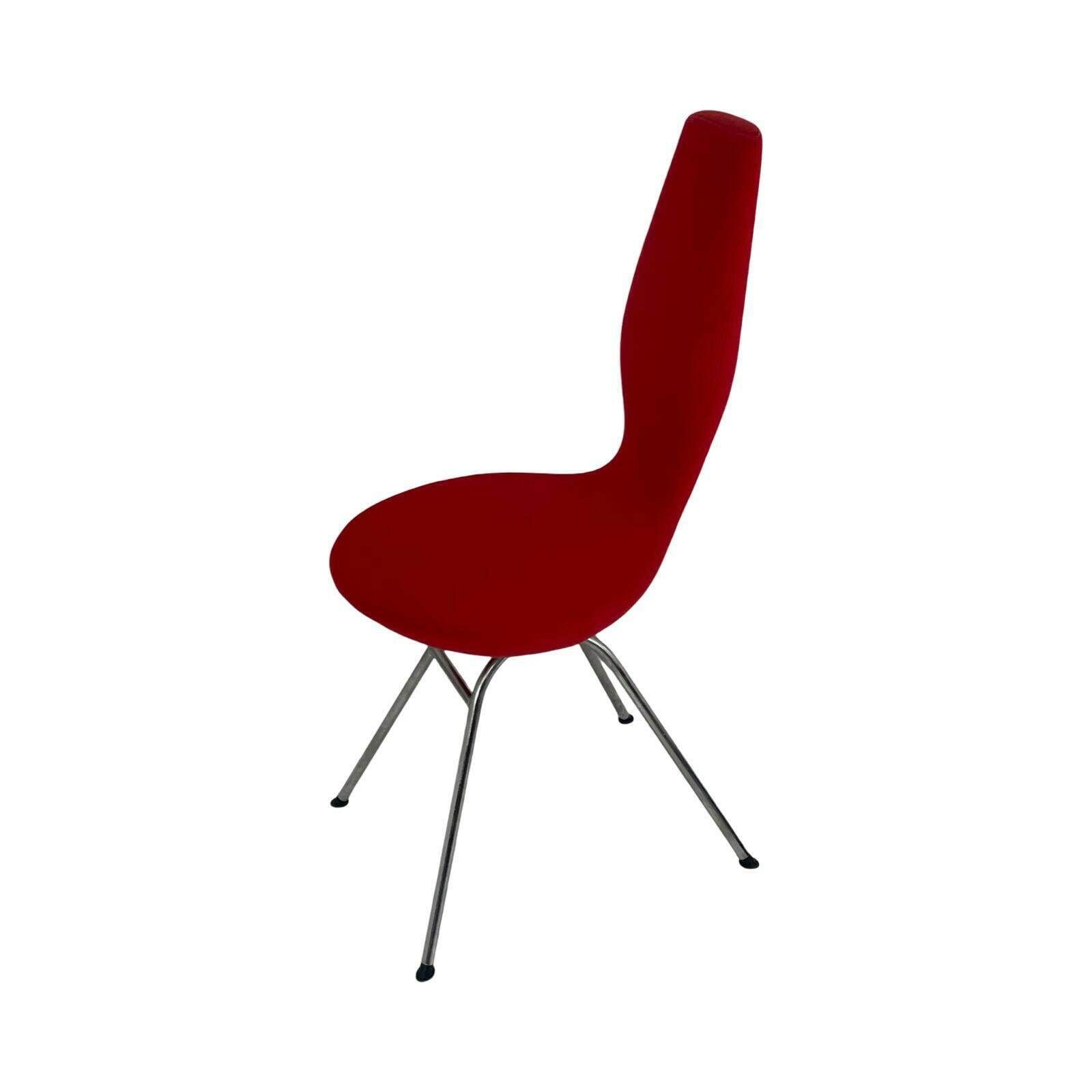 Olav Eldøy   Stokke   Desk Or Dining Chair   Model 'Date'   Red Upholstery photo furniture