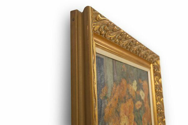 photo furniture Jos Pas, Baroque Vase With Flowers, 1944, Oil On Canvas