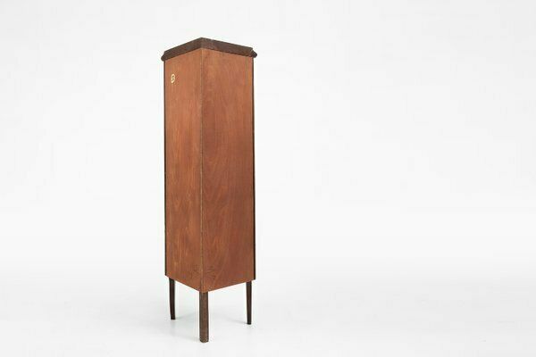 photo buy Vintage French Louis XV Style Corner Display Cabinet With Arched Glass, 1950