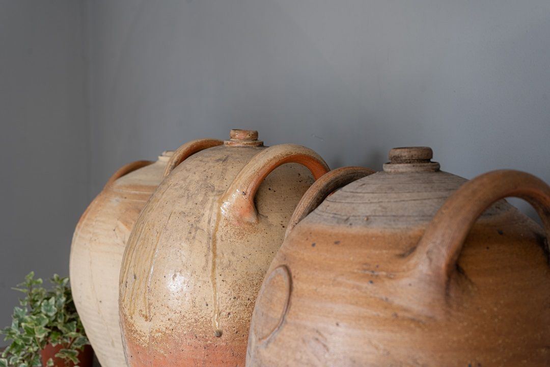 Trio Of French Terracotta Pots photo furniture