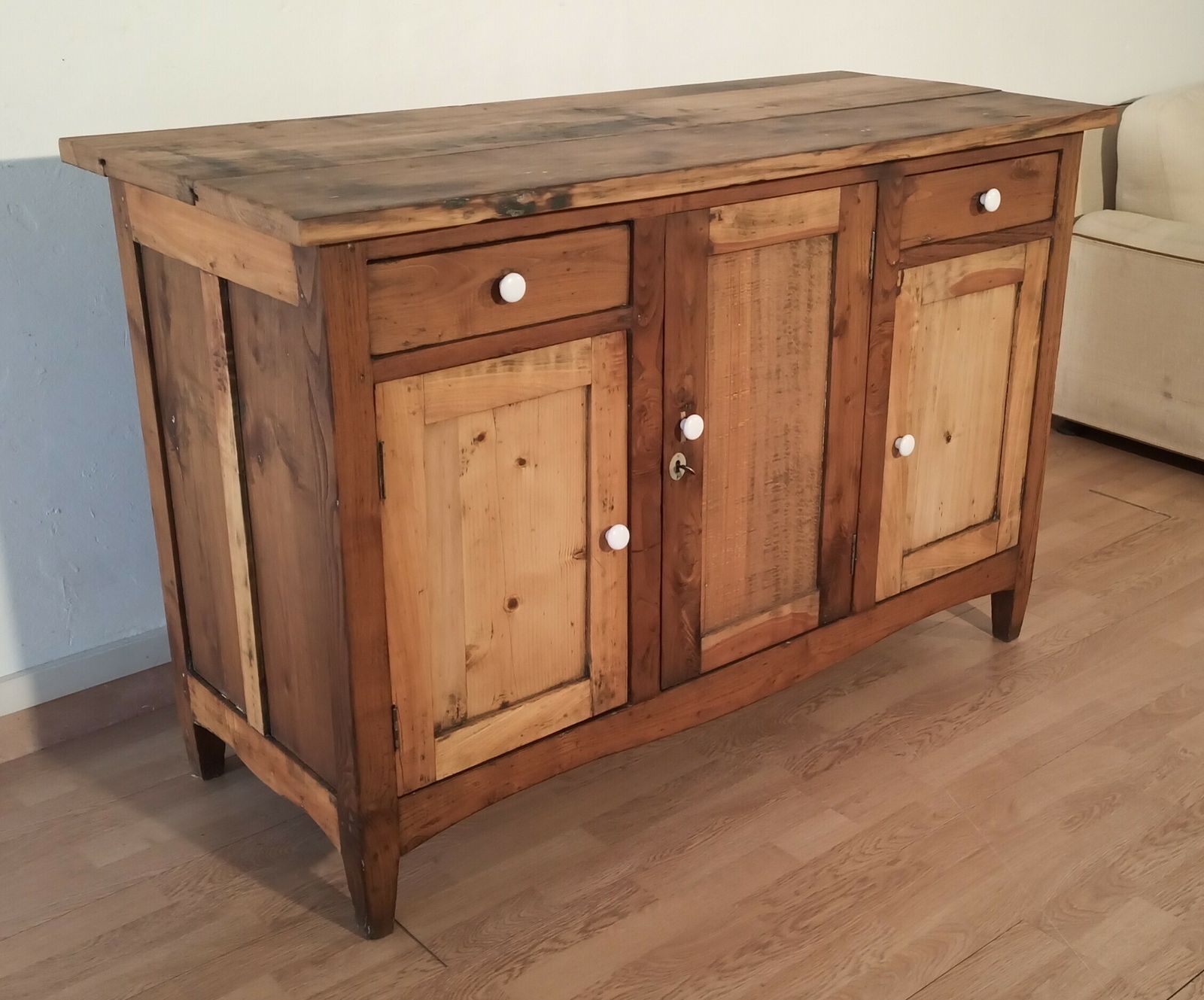 Country Pine Dresser Base, South Of Italy, Late XIX° Century photo furniture