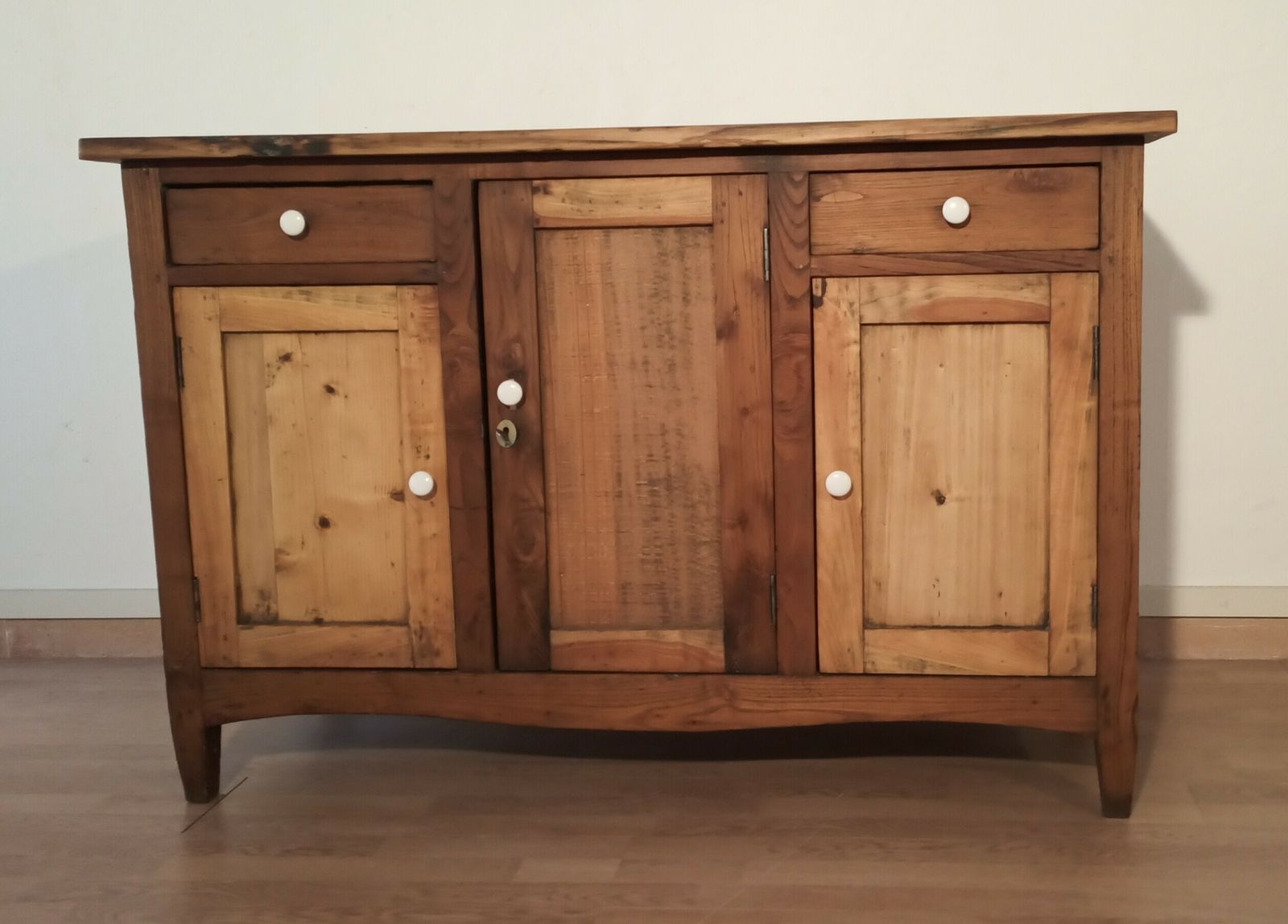 Country Pine Dresser Base, South Of Italy, Late XIX° Century photo 1490.0