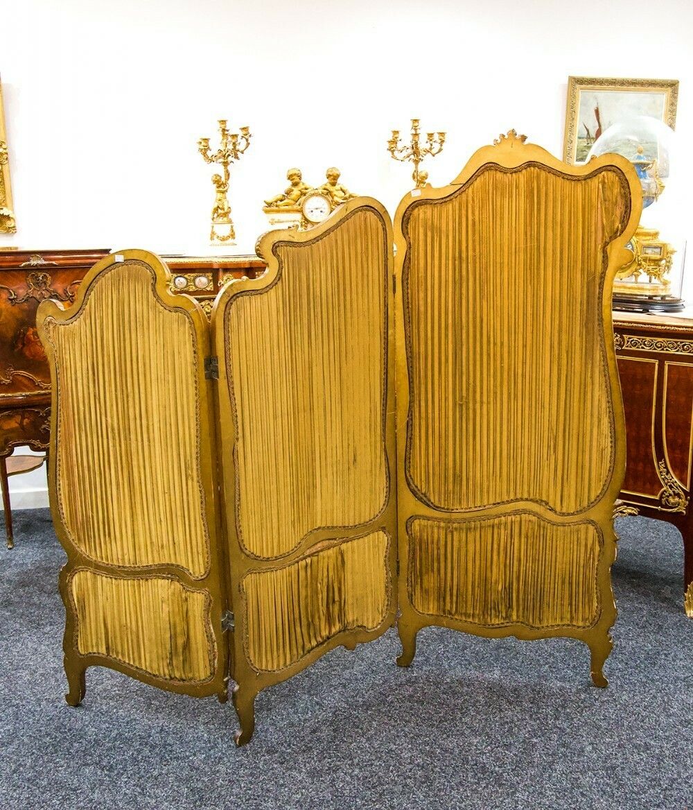 Antique Carved Giltwood Screen / Room Divider photo buy
