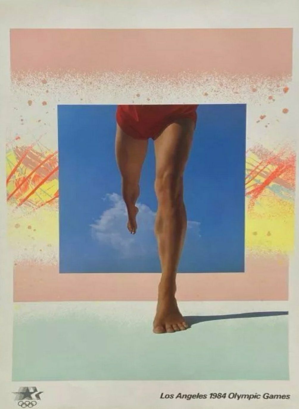 1984 Los Angeles Olympic Games   April Greiman And Jayme Odgers Original Vintage Poster