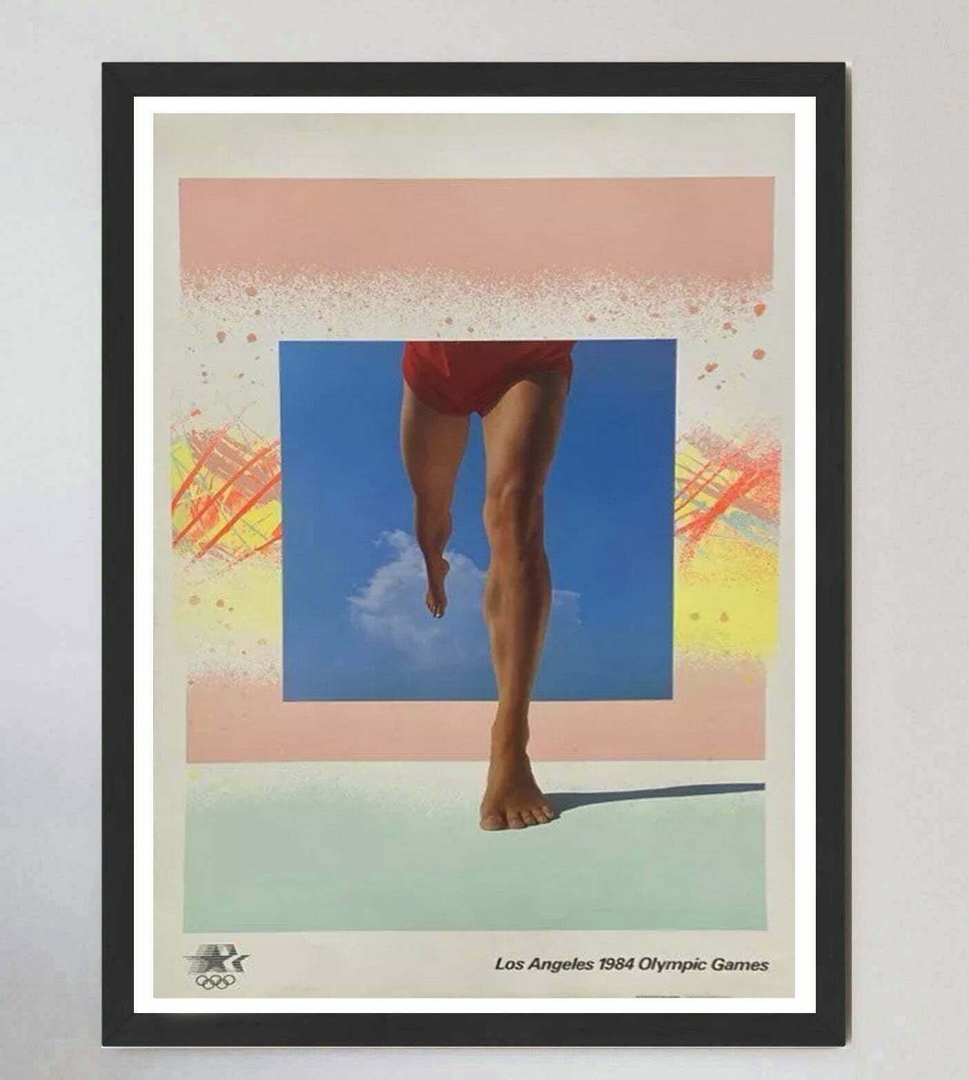 1984 Los Angeles Olympic Games   April Greiman And Jayme Odgers Original Vintage Poster photo furniture