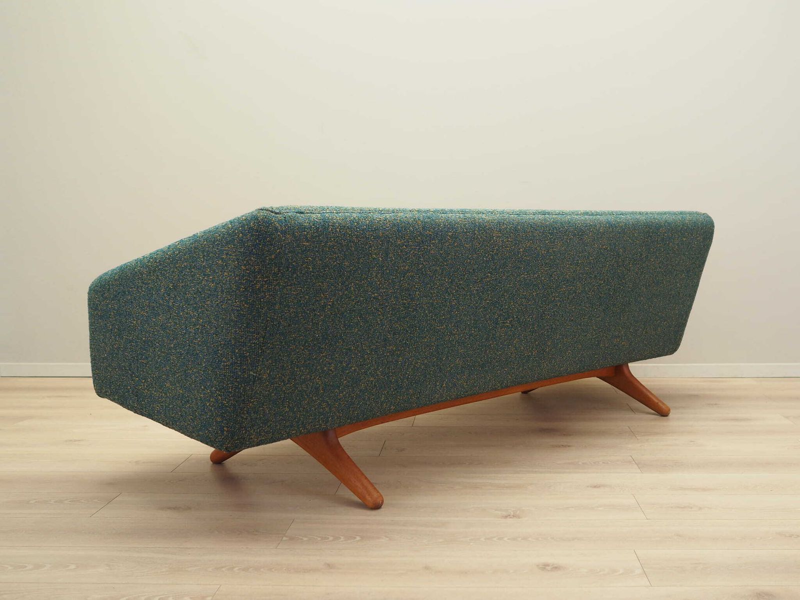 Groene Melange Bank, Deens Design, Jaren 1960, Fabrikant: A. Mikael Laursen, Ontwerper: Illum Wikkelsø photo 6429.0
