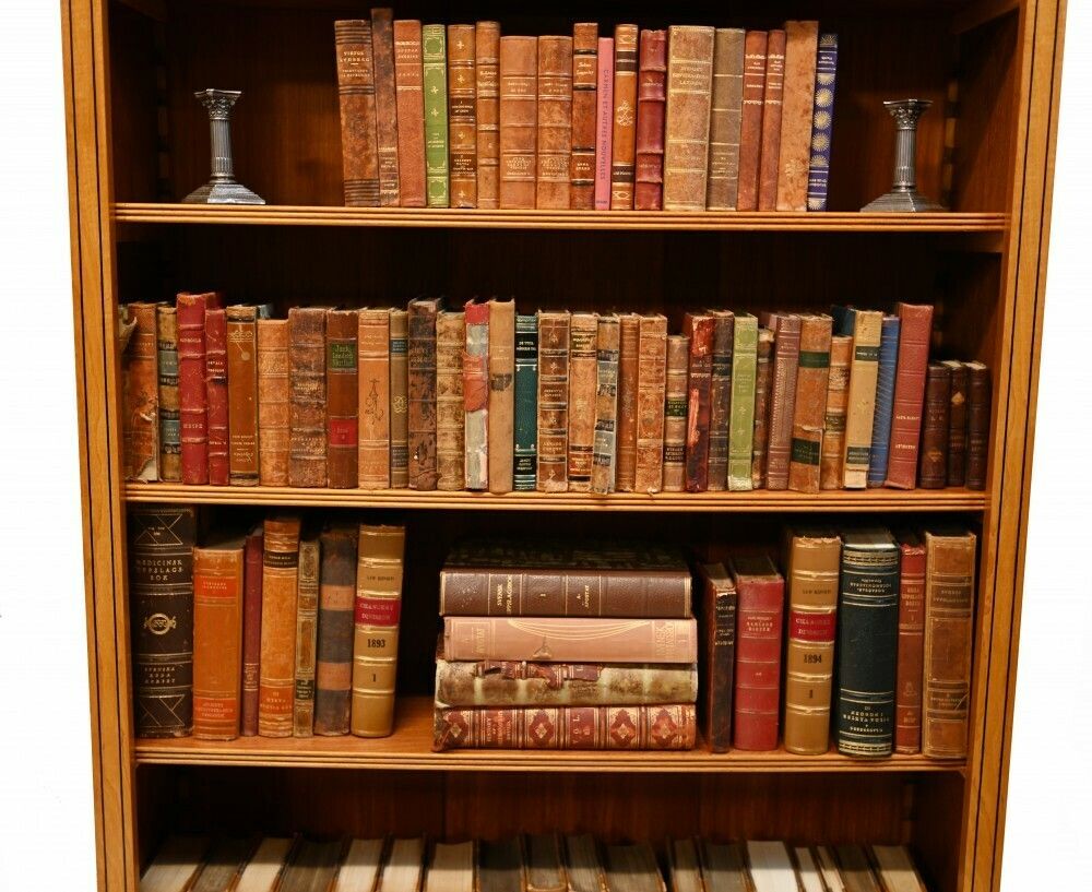 1200.0 Regency Open Bookcase   Satinwood Sheraton Bookcases photo