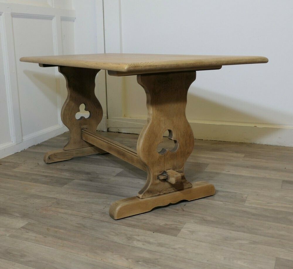 Good Farmhouse Coffee Table, Refectory Style In Golden Oak photo Furniture