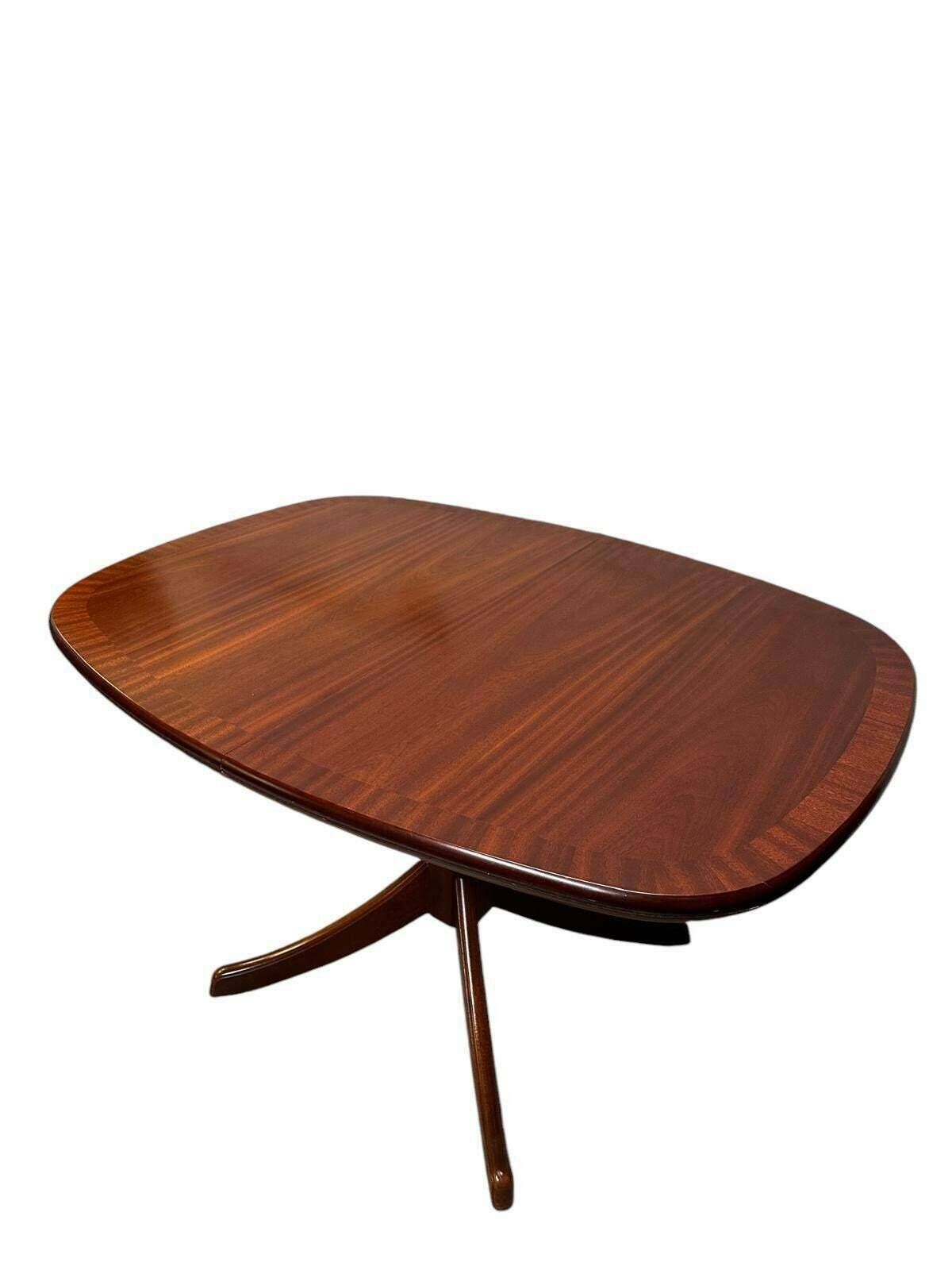 Vintage G Plan Dark Wood Rectangular Extending Table C1970 / Seats 4 6