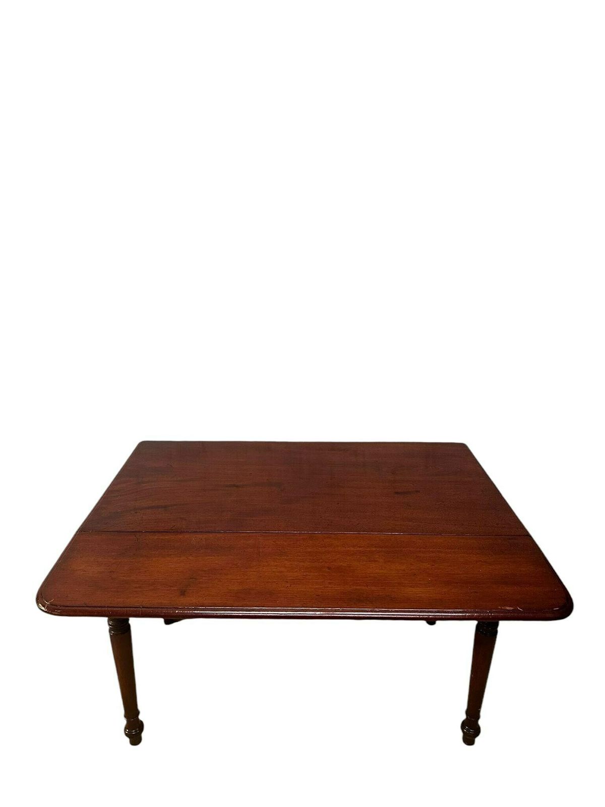 Antique Georgian Mahogany Drop Leaf Kitchen Table / Circa 1800 photo Furniture