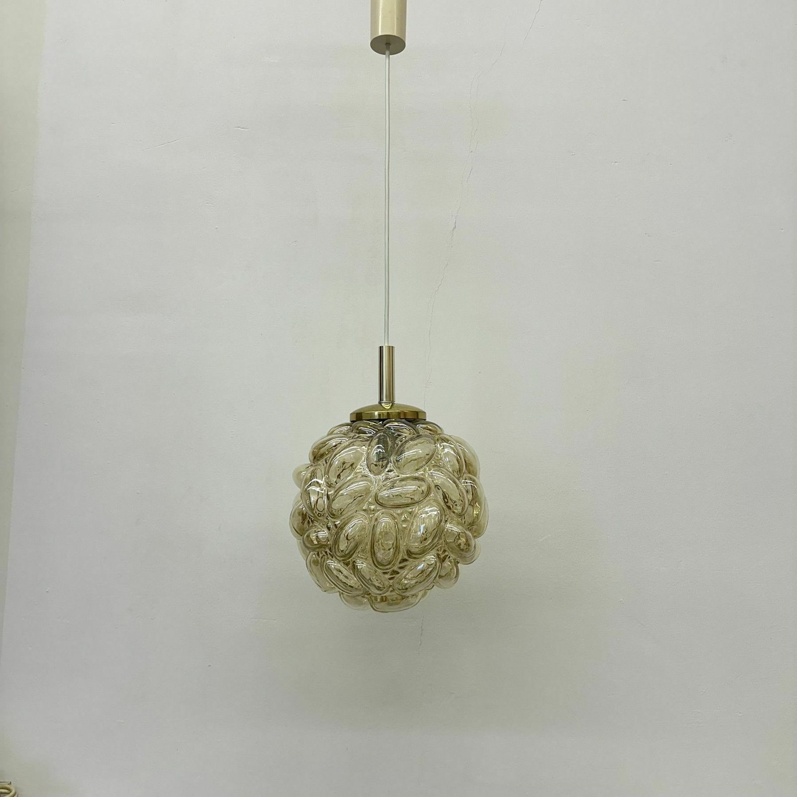 Xl Helena Tynell Glazen Bobbellamp, Hanglamp, Jaren 1970 photo vinterior
