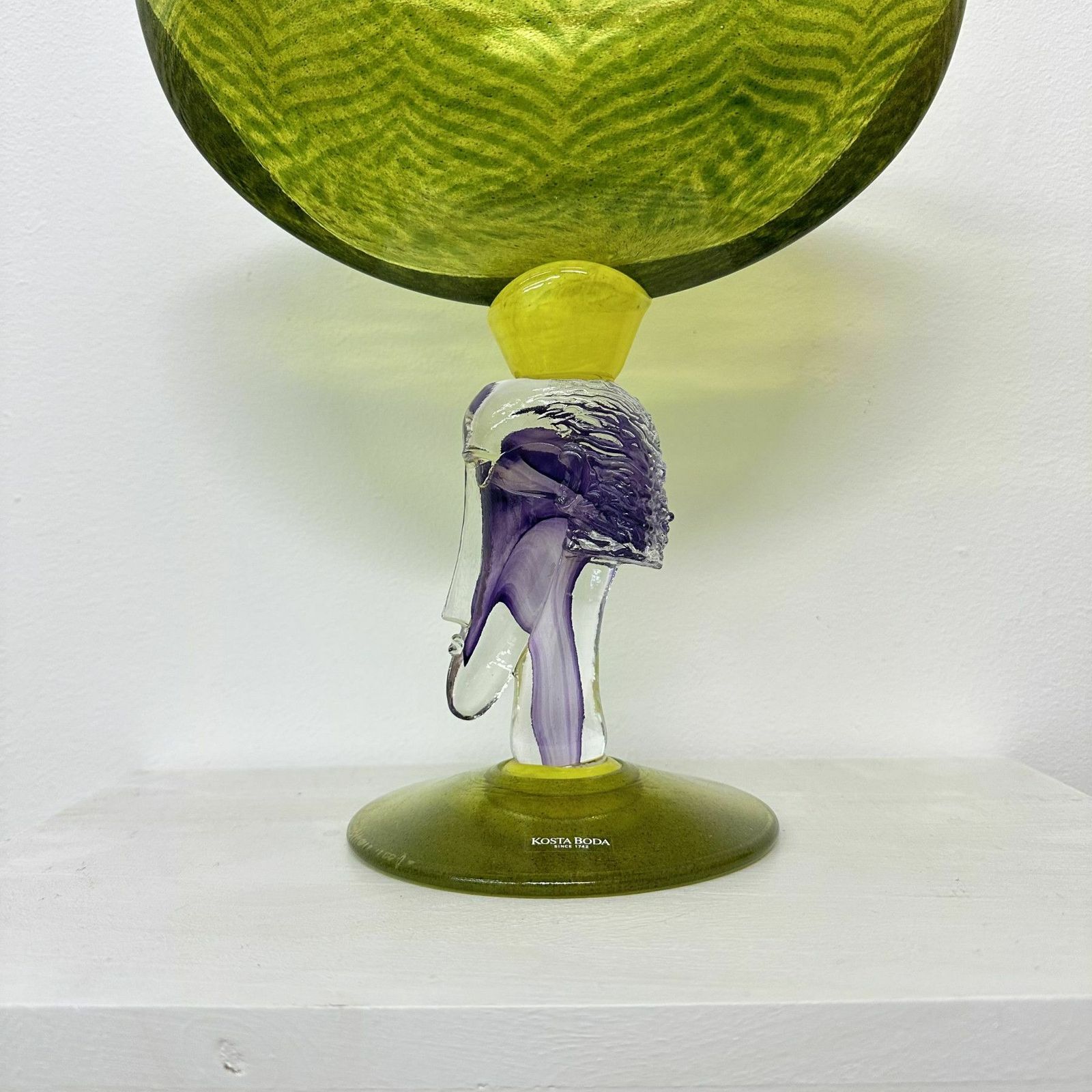 photo furniture Kjell Engman For Kosta Boda Art Glass Bowl , 1980s