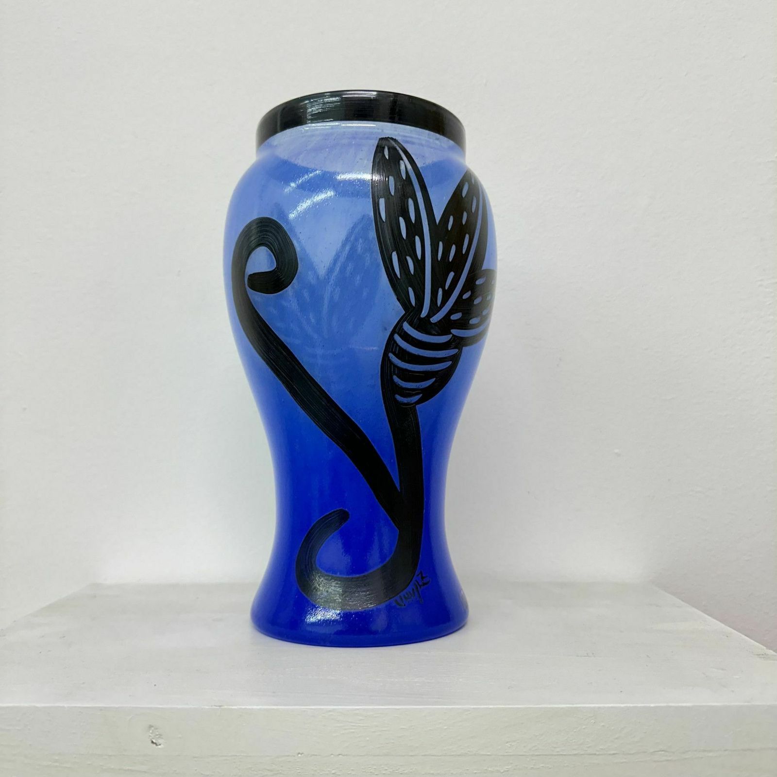 photo for sale Ulrica Hydman Vallien For Kosta Boda Caramba Vase, 1990s Sweden