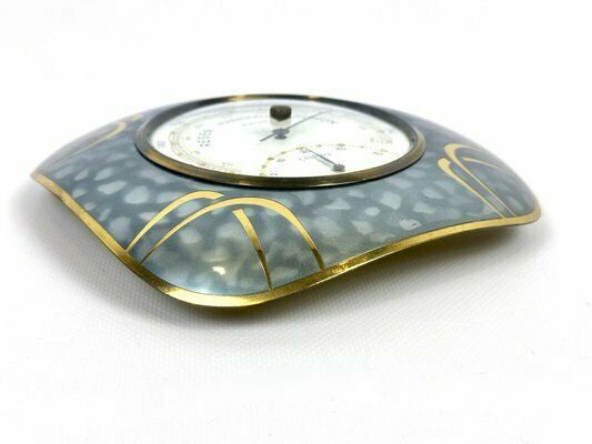 Mid Century German Weigel Optik Foto Brass Weather Station, 1960s photo Home Decor