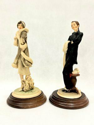 Art Deco Style Adl Figurines By Vittorio Tessaro, 1970s, Set Of 2 photo furniture