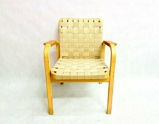 Model 45 Lounge Chair By Alvar Aalto For Artek, 1970s photo for sale