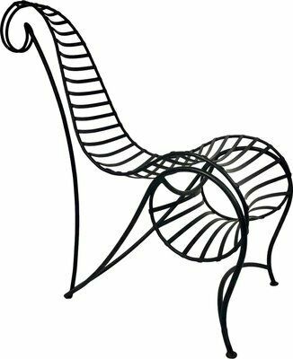 Spine Chair By André Dubreuil, 1986