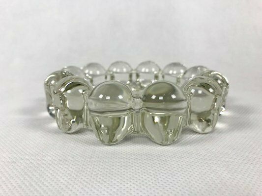 Bohemian Crystal Glass Ashtray No 12533 Attributed To Rudolf Schrötter For Rudolfova, 1950s photo Home Decor
