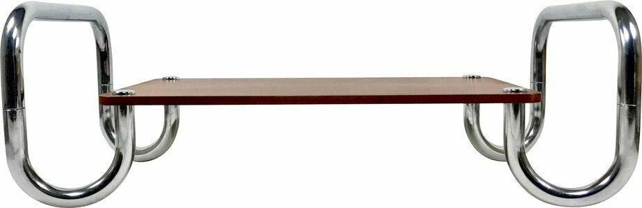 Bauhaus Czech Tubular Chrome Coffee Table, 1930s