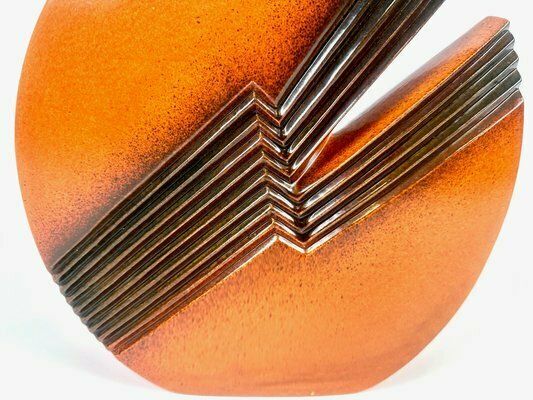 Mid Century Italian Vase By Ennio Lucini For Star Ceramiche Vicenza, 1970s photo Home Decor