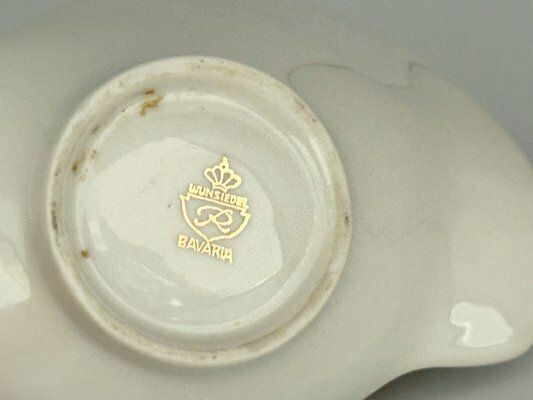 Mid Century Modern Porcelain Ashtray From Wunsiedel Bavaria, 1960s photo vinterior