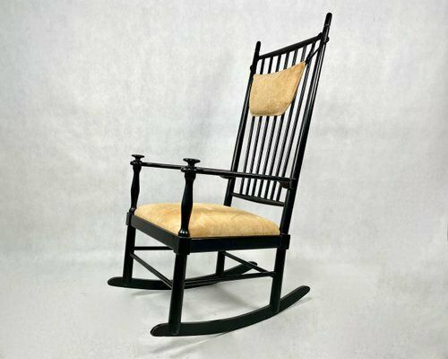 Swedish Isabella Rocking Chair By Karl Axel Adolfsson For Gemla, 1950s photo Furniture