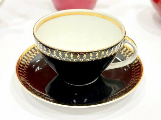 photo for sale 12 Person Porcelain Coffee Service By Wincenty Potacki For Zps Karolina, 1960s, Set Of 29