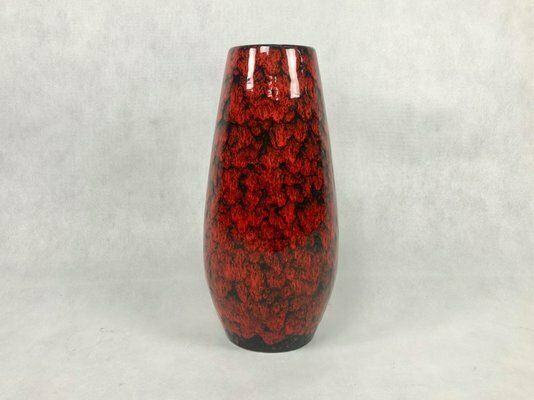 Mid Century Ceramic Vase No 529/38 From Scheurich, 1970s photo for sale