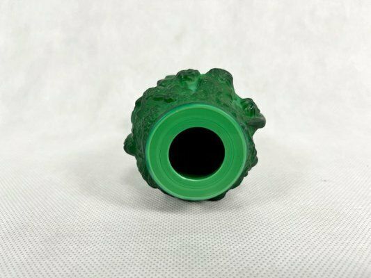 Small Grape Vase In Jade Glass Attributed To František Pazourek, 1990s photo buy