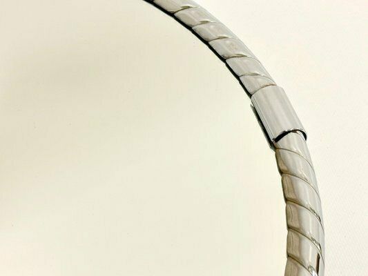 Mid Century German Chromed Round Wall Mirror From Planilux, 1971 photo furniture