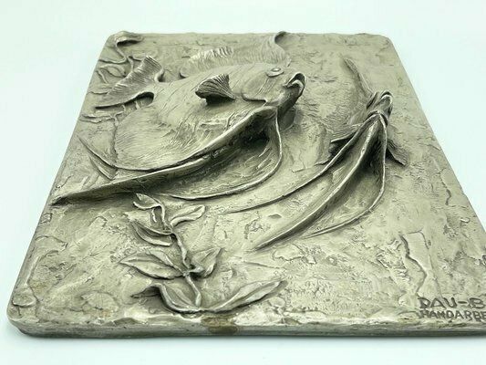 Tin Wall Relief From Volkskunst Rottal Inn, 1970s photo vinterior