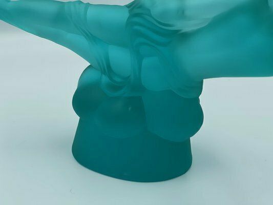 Czech Glass Bad Attendant Sculpture By Vally Wiesenthier For Desna, 1980s photo 378.0