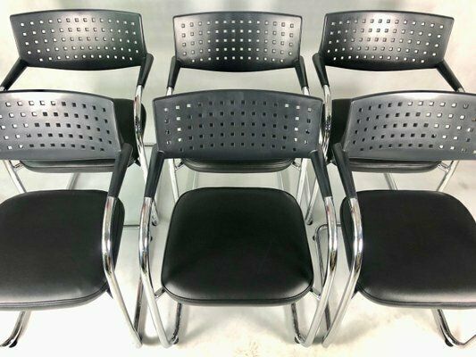 Furniture Visavis Chairs By A. Citterio For Vitra, 2000, Set Of 6 photo