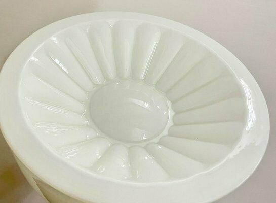 Czech Sunburst White Milk Glass And Bakelite Pendant Lamp From Napako, 1930s photo buy