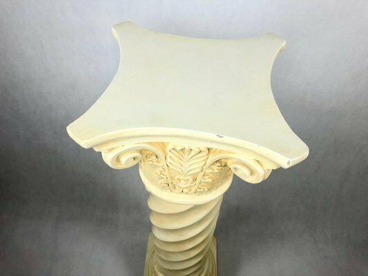 Vintage Roman Column Flower Stand Pedestal, 1980s photo furniture