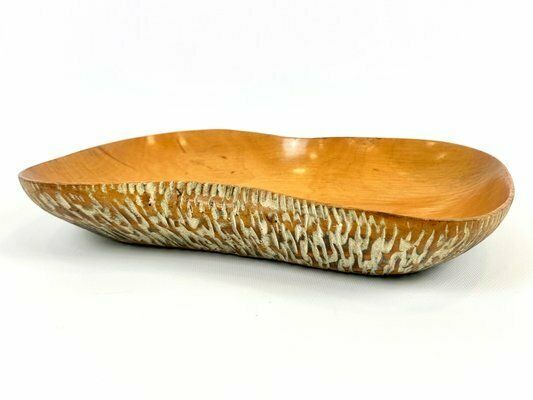 Italian Wooden Bowl By Aldo Tura For Macau Cusan, Milan, 1950s photo Home Decor