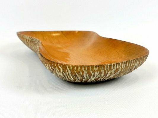 Italian Wooden Bowl By Aldo Tura For Macau Cusan, Milan, 1950s photo buy