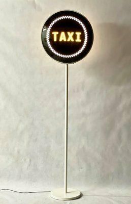 photo for sale Yellow Cab New York Taxi Floor Lamp/Sign, 1990s
