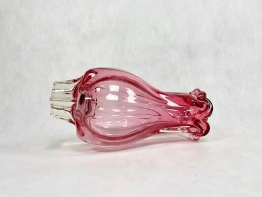 Bohemian Glass Vase Attributed To Josef Hospodka For Chribska, 1960s photo Home Decor