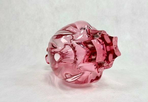 photo for sale Bohemian Glass Vase Attributed To Josef Hospodka For Chribska, 1960s