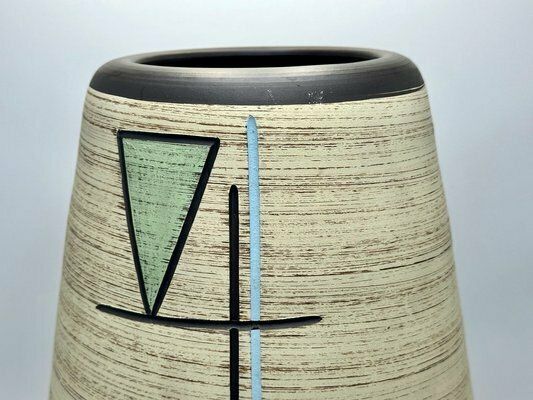 Mid Century Modern Floor Vase From Bay Keramik, 1960s photo for sale