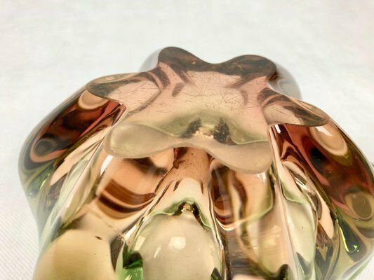 Art Glass Bowl By Josef Hospodka For Chribska Sklarna, 1960s photo buy