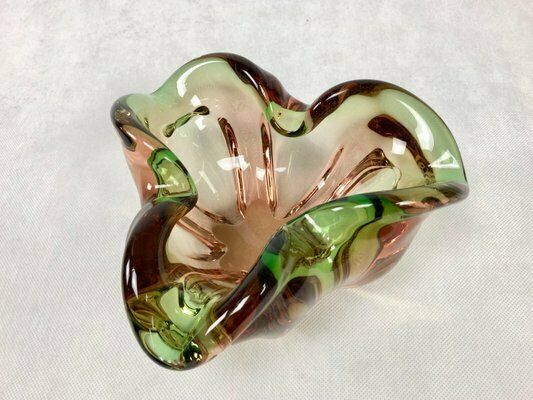 photo vinterior Art Glass Bowl By Josef Hospodka For Chribska Sklarna, 1960s