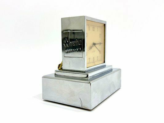 Bank Mantel Clock With Money Box By Louis Schwab For Winterthur Leben Vie, 1930s photo furniture