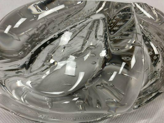 photo furniture Bohemian Glass Bowl Attributed To Josef Hospodka For Chribska Sklarna, 1960s